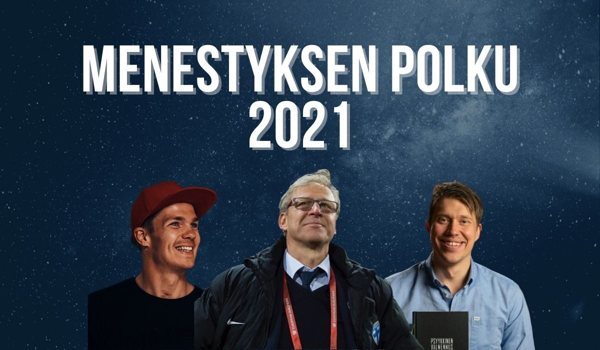 Menestyksen polku 2021. Kuvassa Markku Kanerva, Pekka Hyysalo ja Aleksi Tossavainen.
