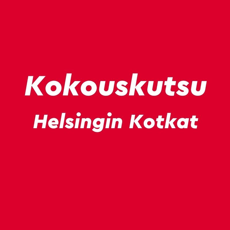 Kokouskutsu Helsingin Kotkat