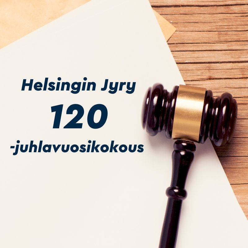 Helsingin Jyry 120 juhlavuosikokous.