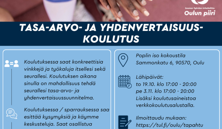 Tasa-arvo ja yhdenvertaisuuskoulutus – Kaikkien Seura