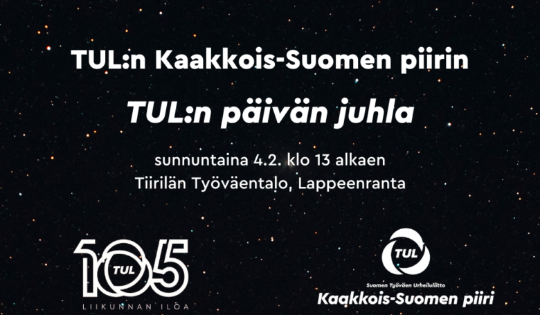 TUL Kaakkois-Suomi 105 vuosijuhla 4.2.
