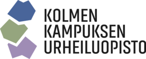 Kolmen Kampuksen Urheiluopiston logo.