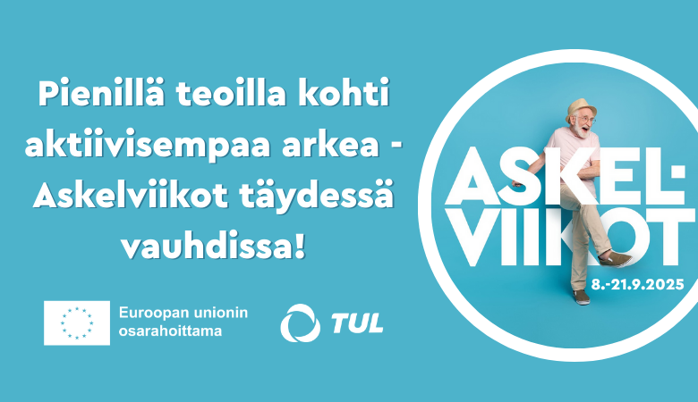 Pienillä teoilla kohti aktiivisempaa arkea – Askelviikot täydessä vauhdissa