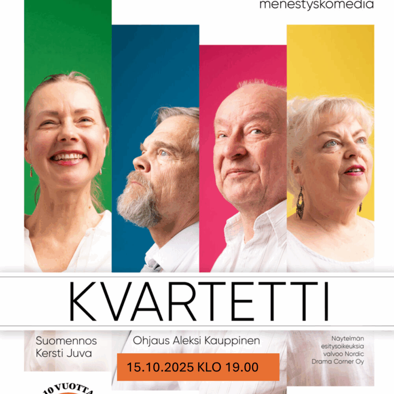 Kasvokuvat kahdesta naisesta ja kahdesta miehestä.