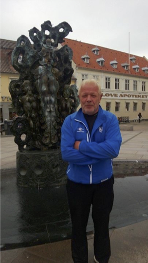 Jorma Köppä kuvattuna Tanskassa.