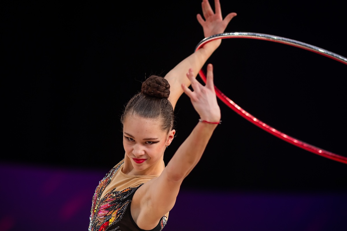 Rytminen voimistelija Anastasia Rogozhina.