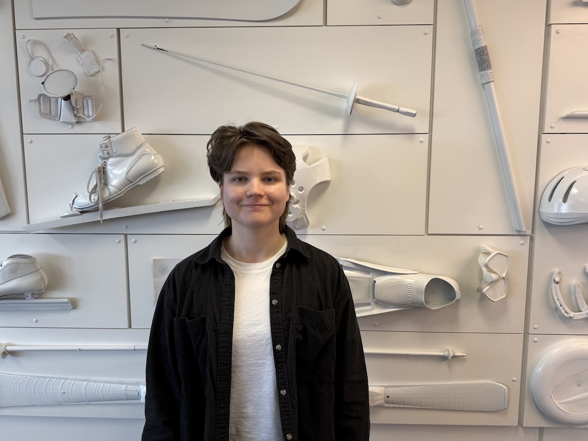 Unni Rusanen kuvattuna Sporttitalolla.