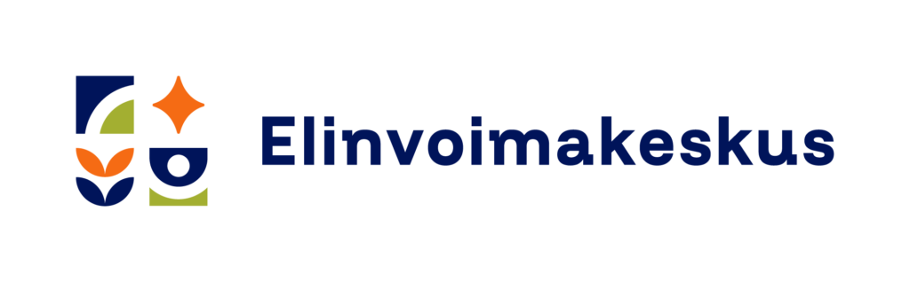 Elinvoimakeskuksen värillinen logo.