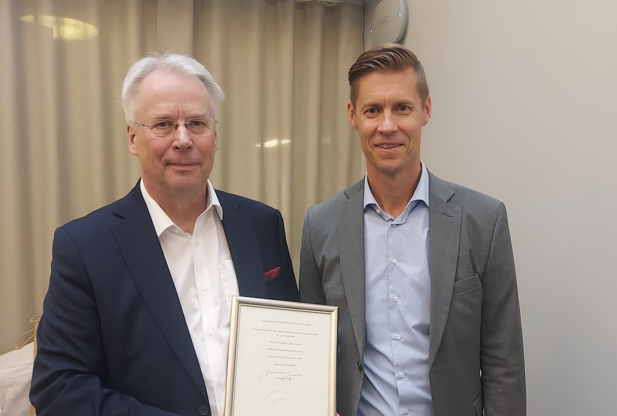 Harri Järvinen ja Antti Kempas kuvattuna SAK:n toimistolla keskiviikkona 16.9.